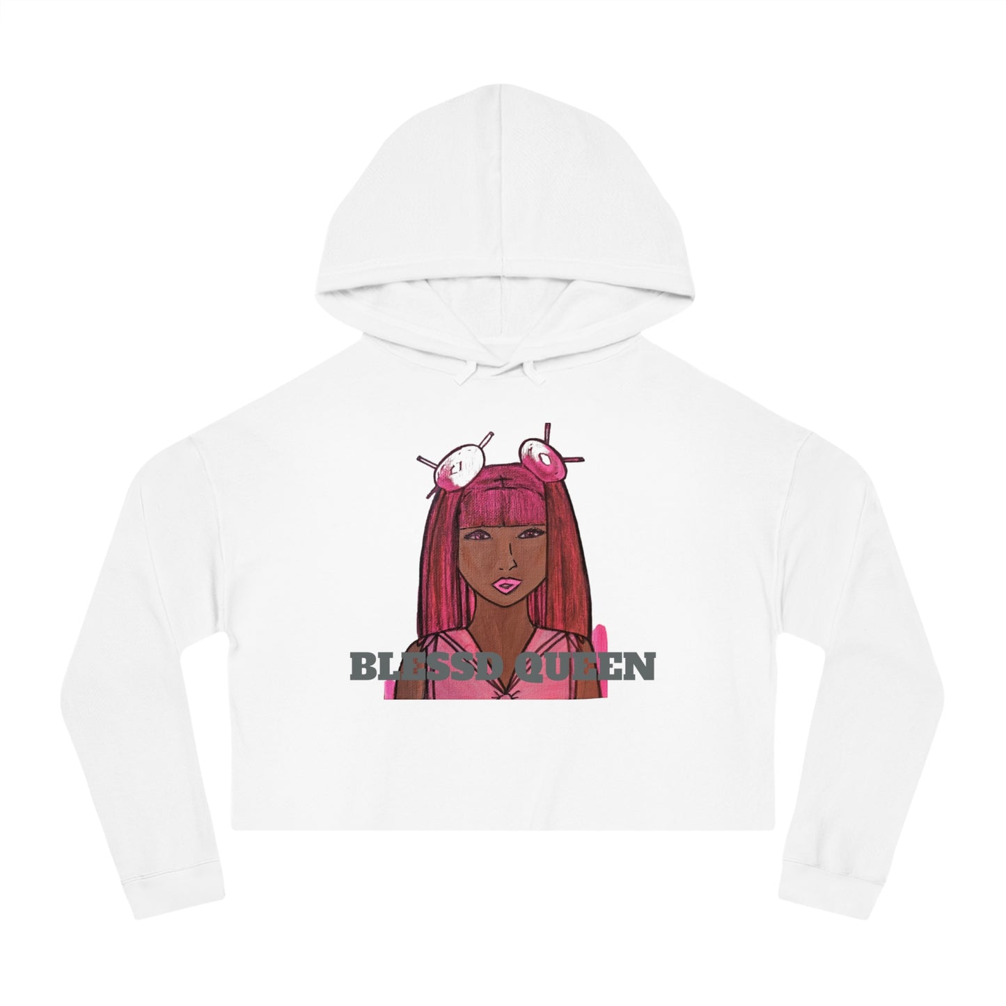 Cropped Sailor Queen x Blessed Hoodie