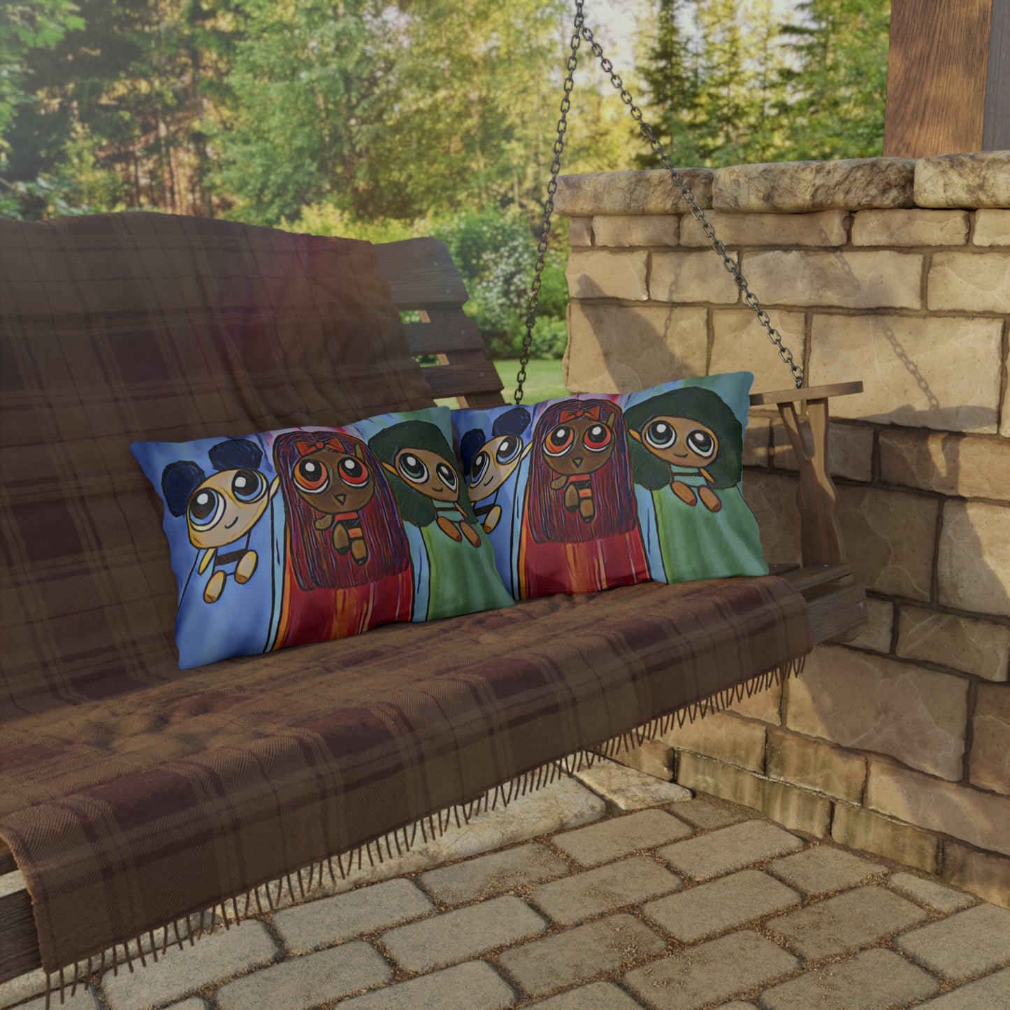 Outdoor Pillows Powerpuff Girls