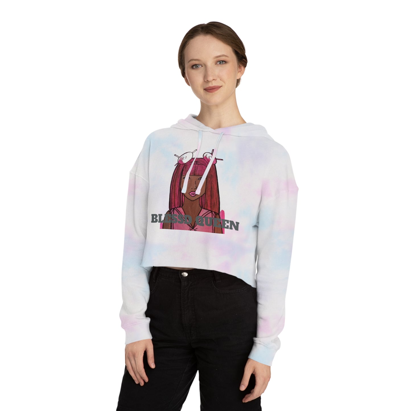 Cropped Sailor Queen x Blessed Hoodie
