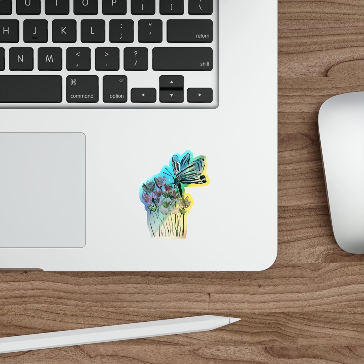 Holographic Butterfly Sticker