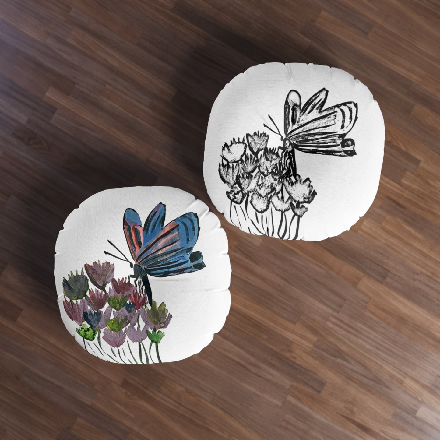 Floor Pillow Butterfly [Round]