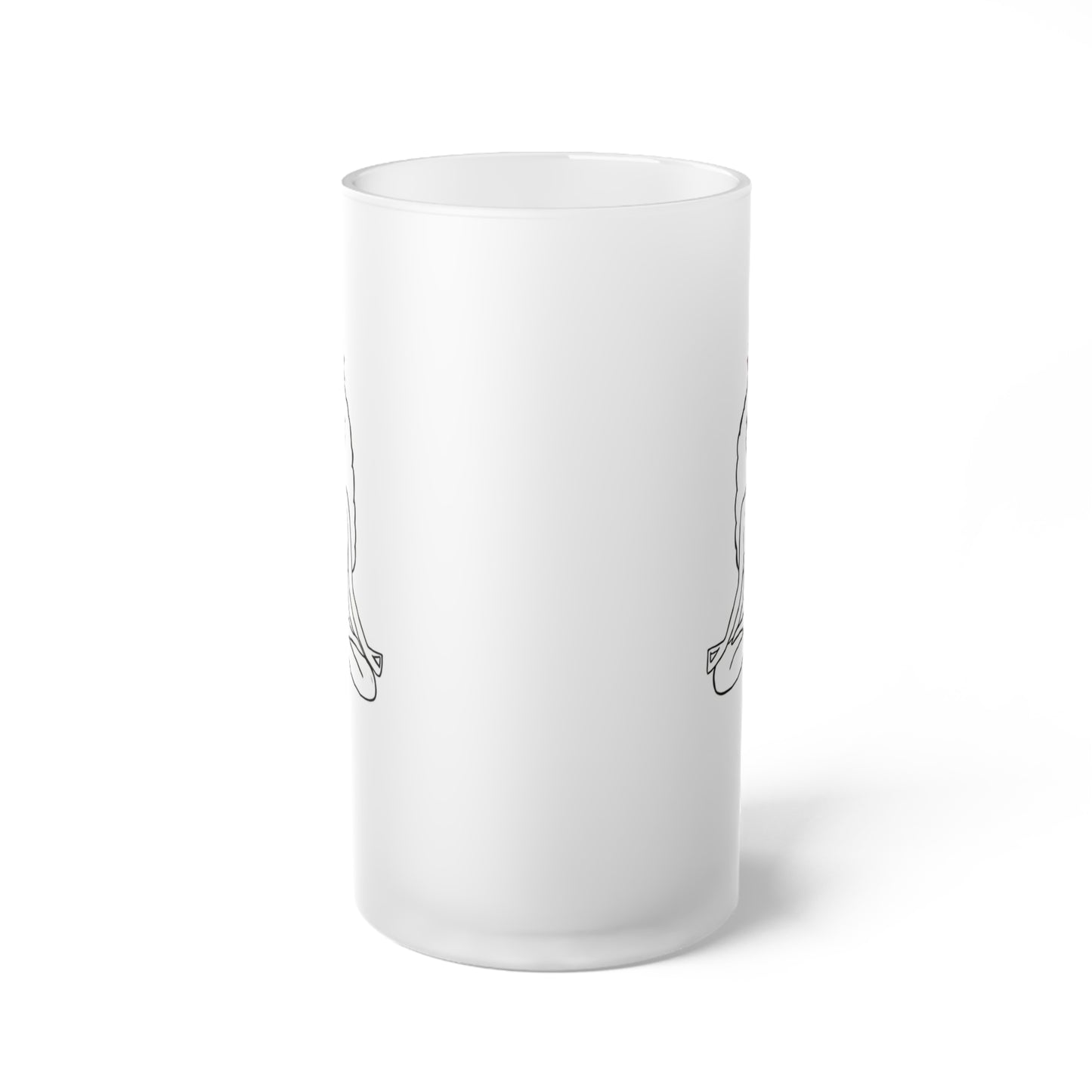 Frosted Glass Mug [16oz] Chakras