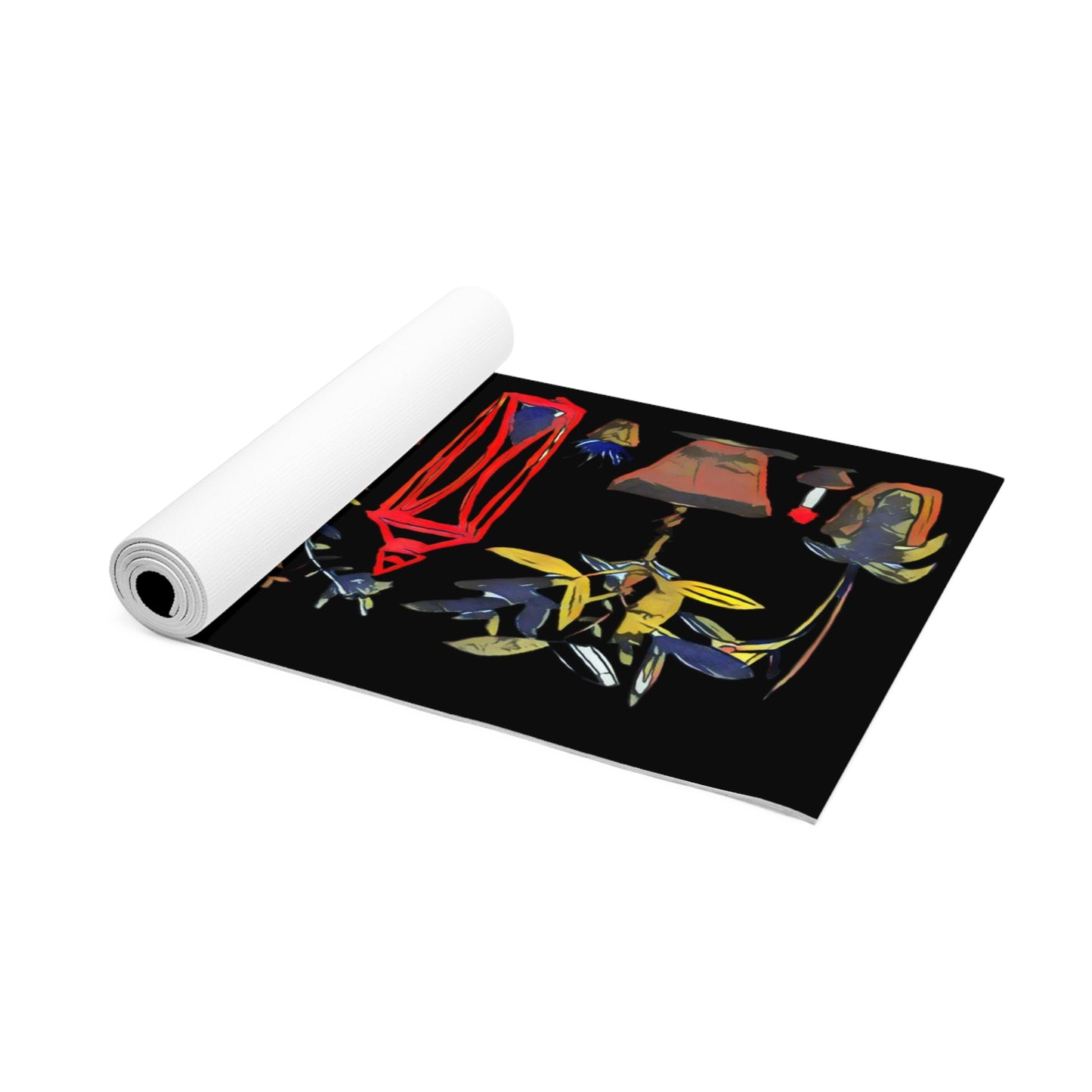 Yoga Mat Plants [Black]