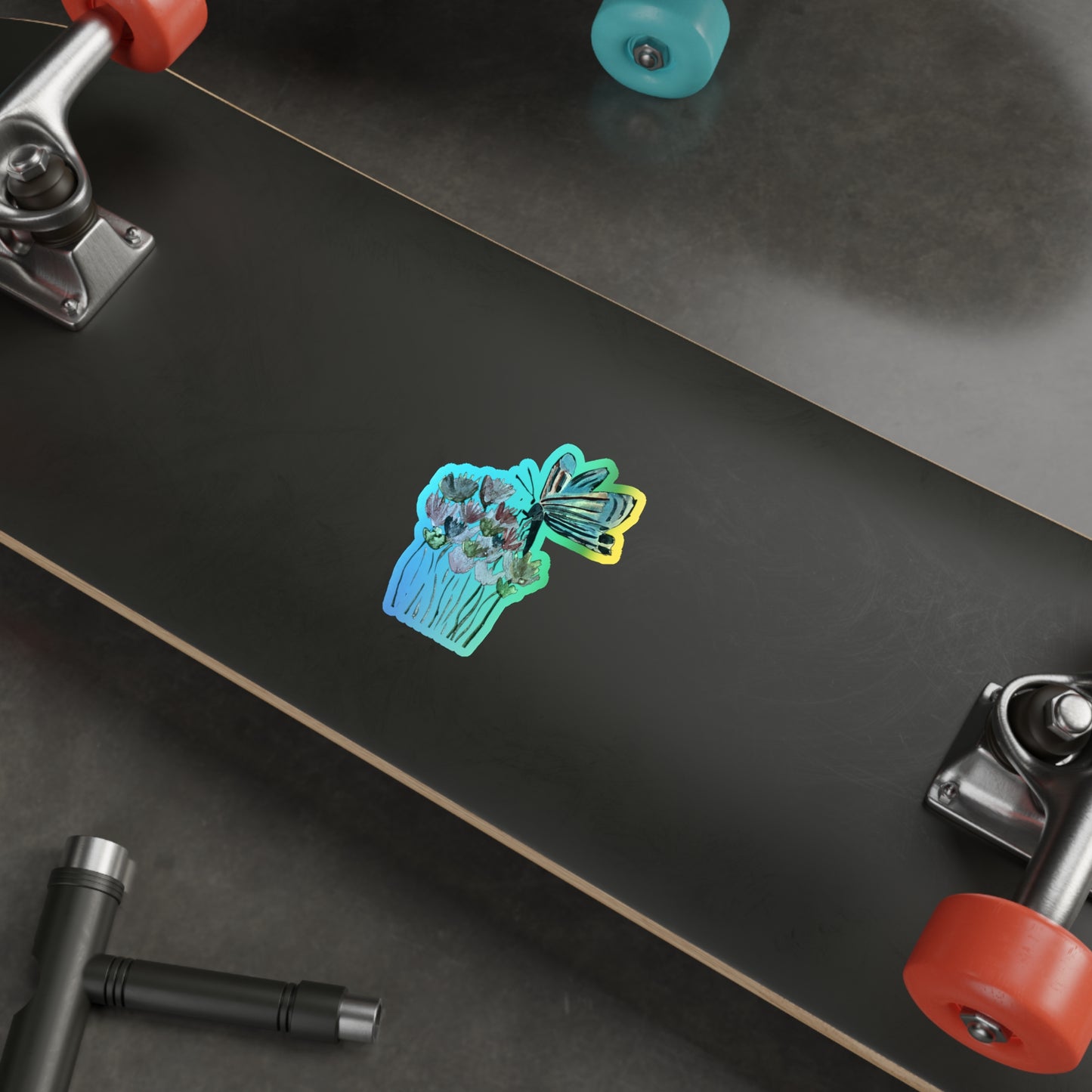Holographic Butterfly Sticker