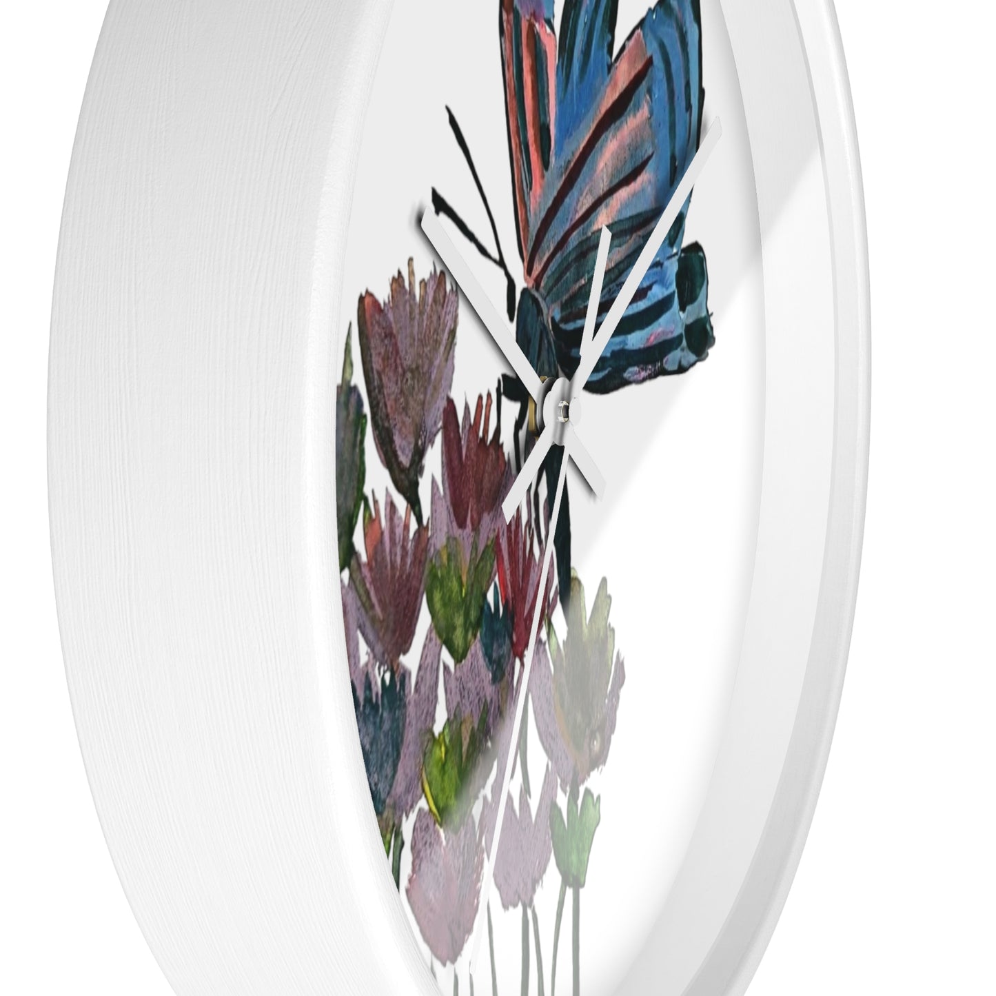 Wall Clock Butterfly