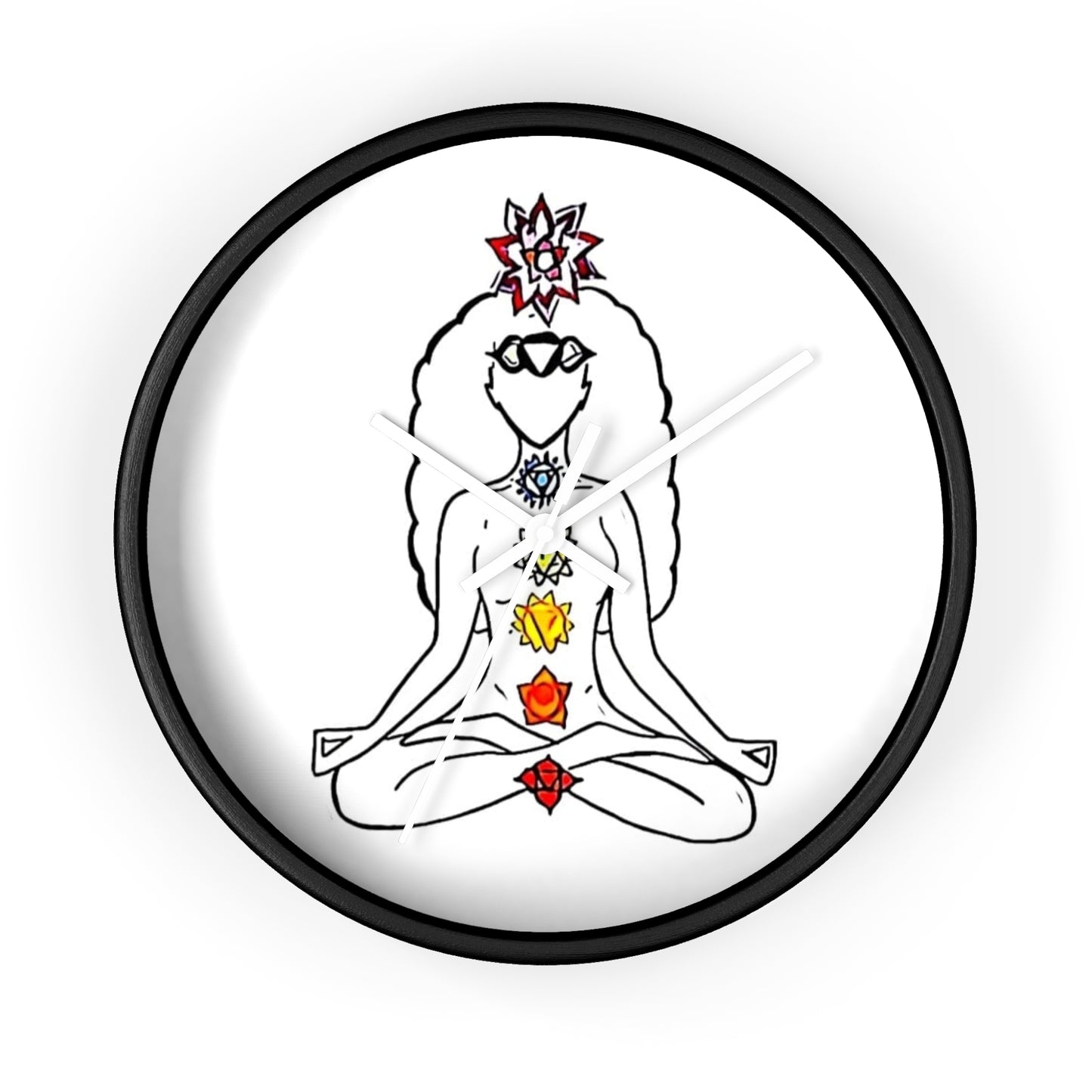 Wall Clock Chakras