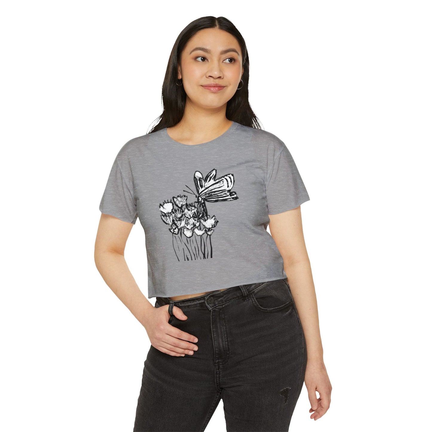 Croptop Butterfly