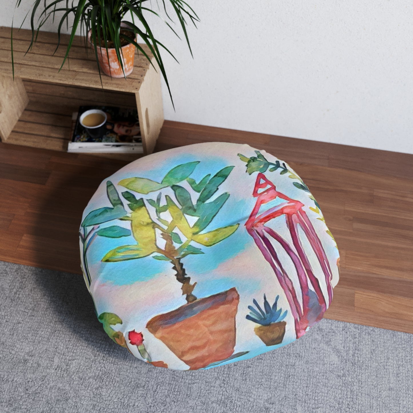Floor Pillow Plants [Round]