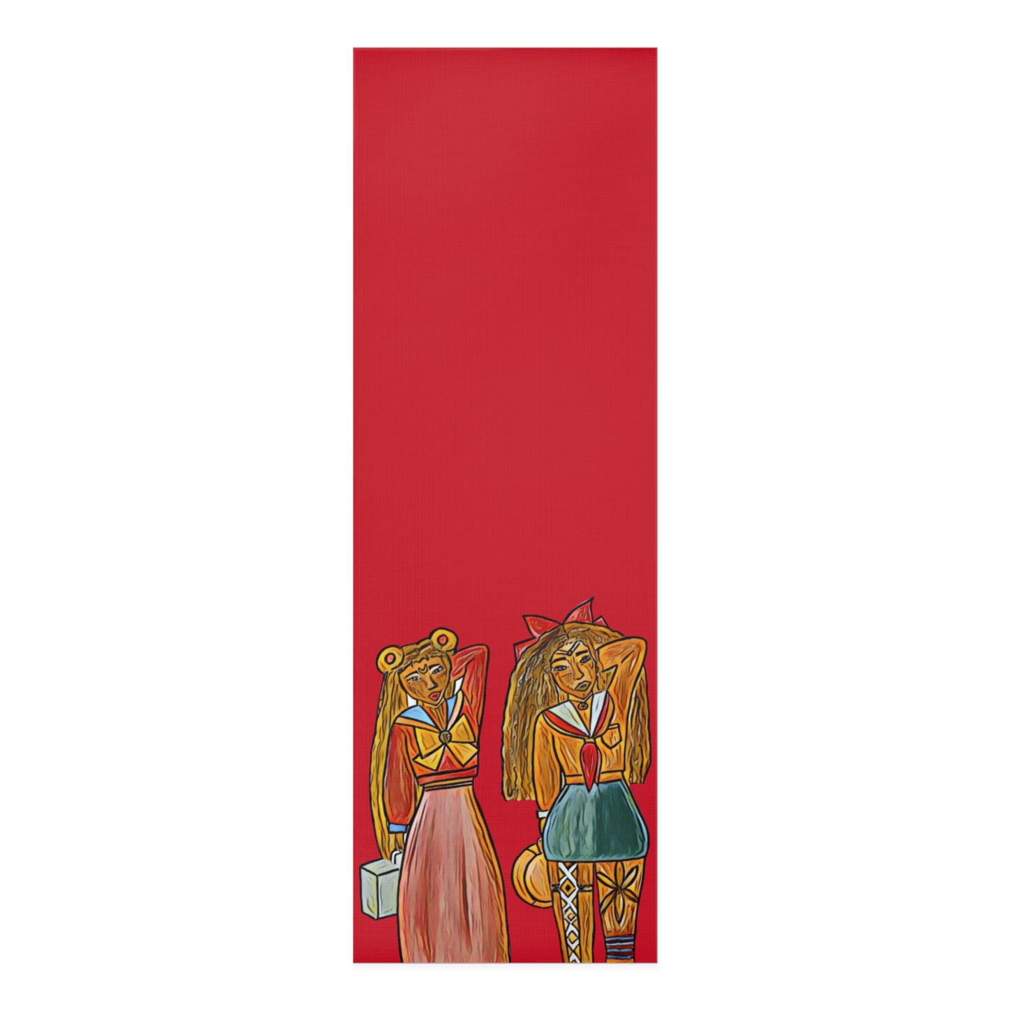 Yoga Mat Sailor Moon & Sailor Venus [Red]