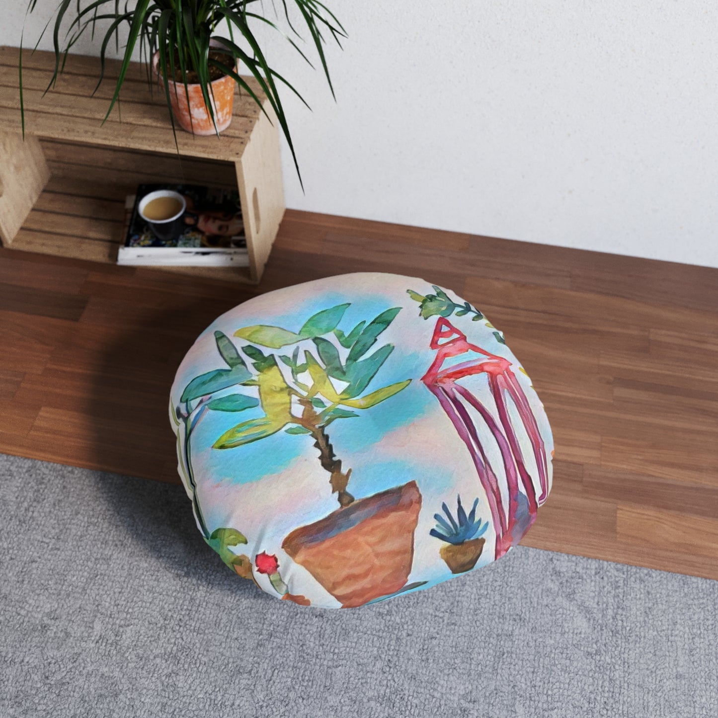 Floor Pillow Plants [Round]