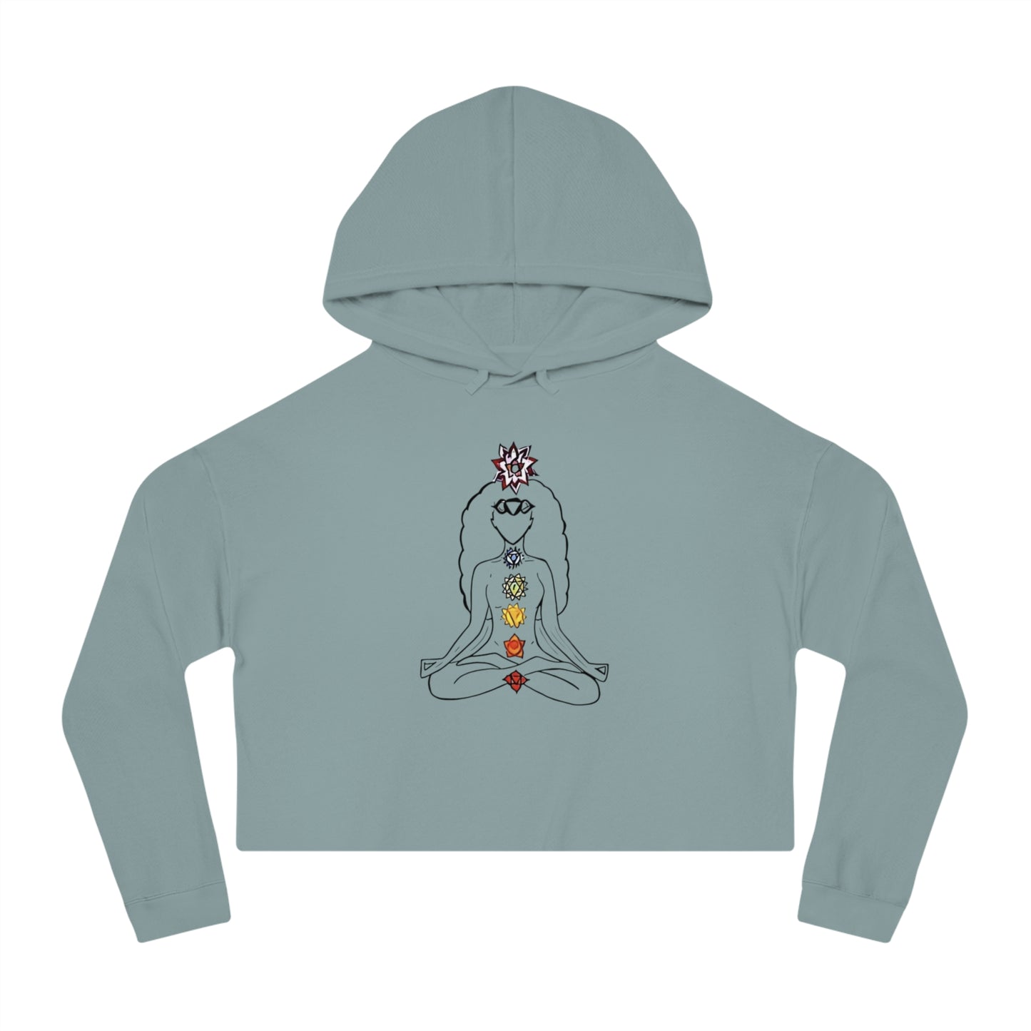 Cropped Chakras Hoodie
