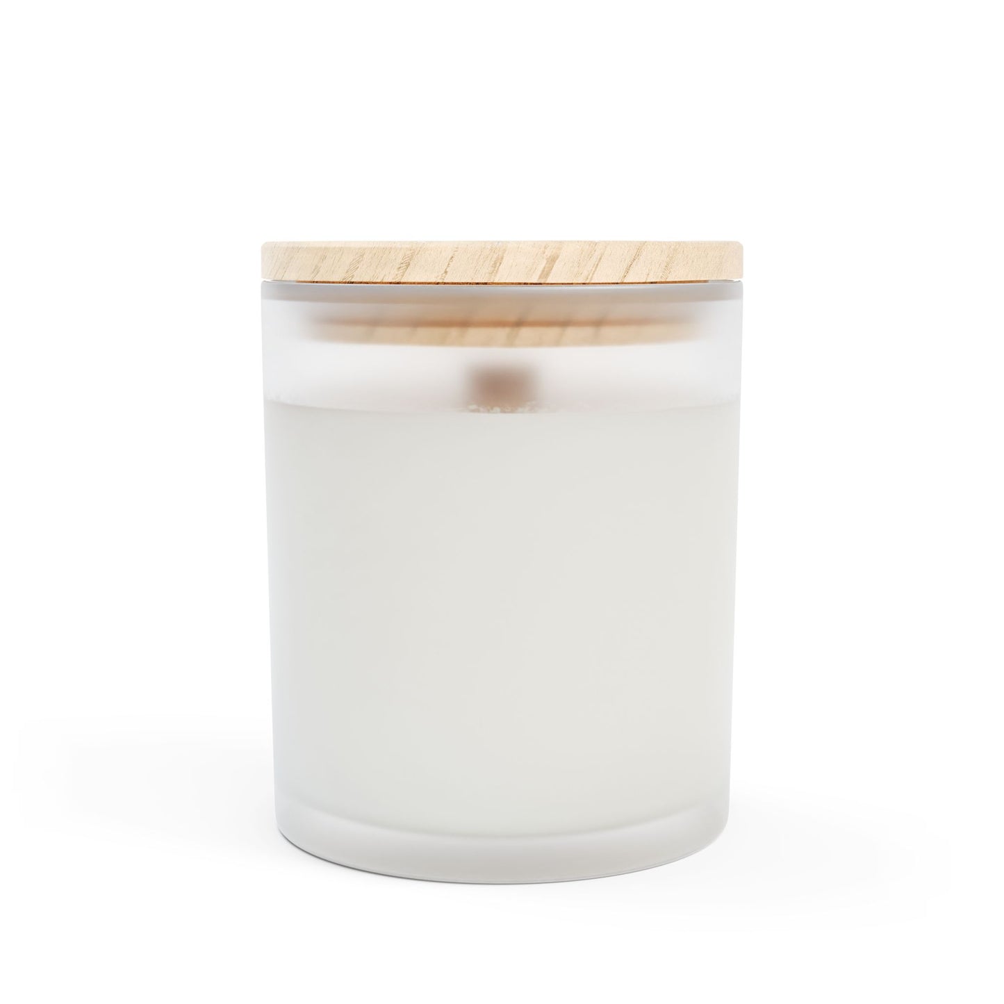 Scented Frosted Glass Candle [11oz] Plants