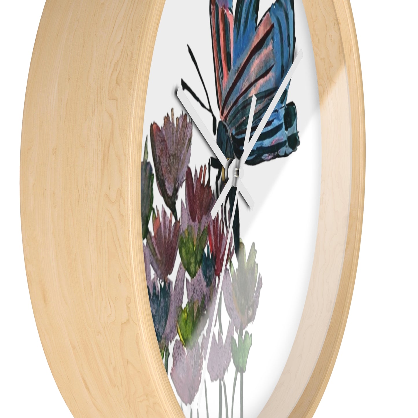 Wall Clock Butterfly