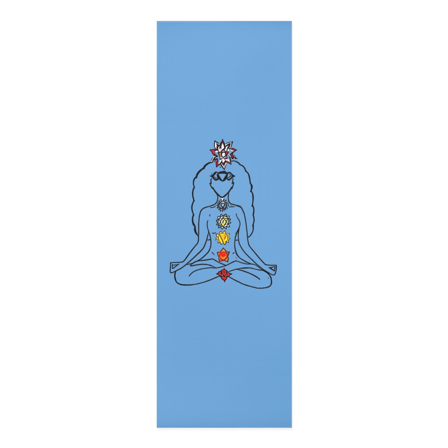 Yoga Mat Chakras [Aqua]