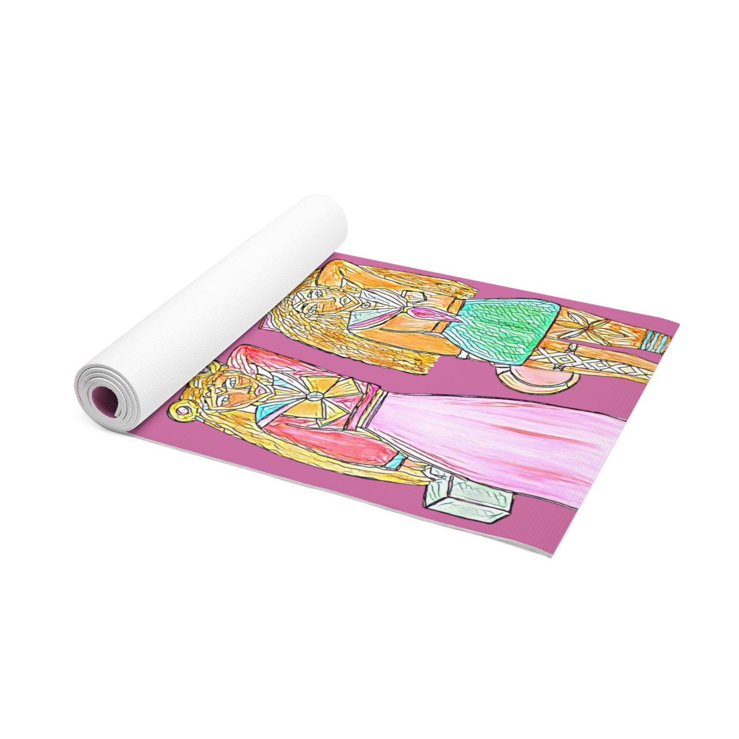 Yoga Mat Sailor Moon & Sailor Venus [Pink]