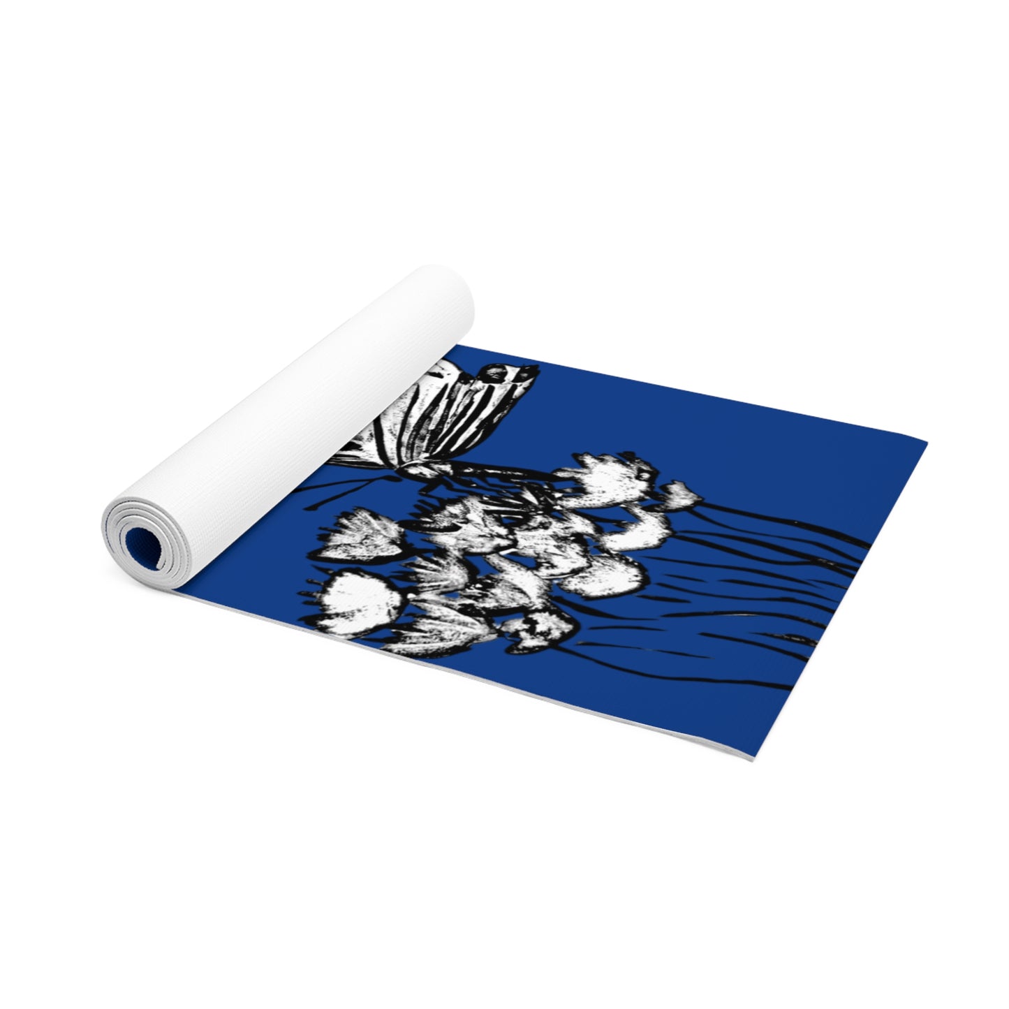 Yoga Mat Butterfly [Blue]