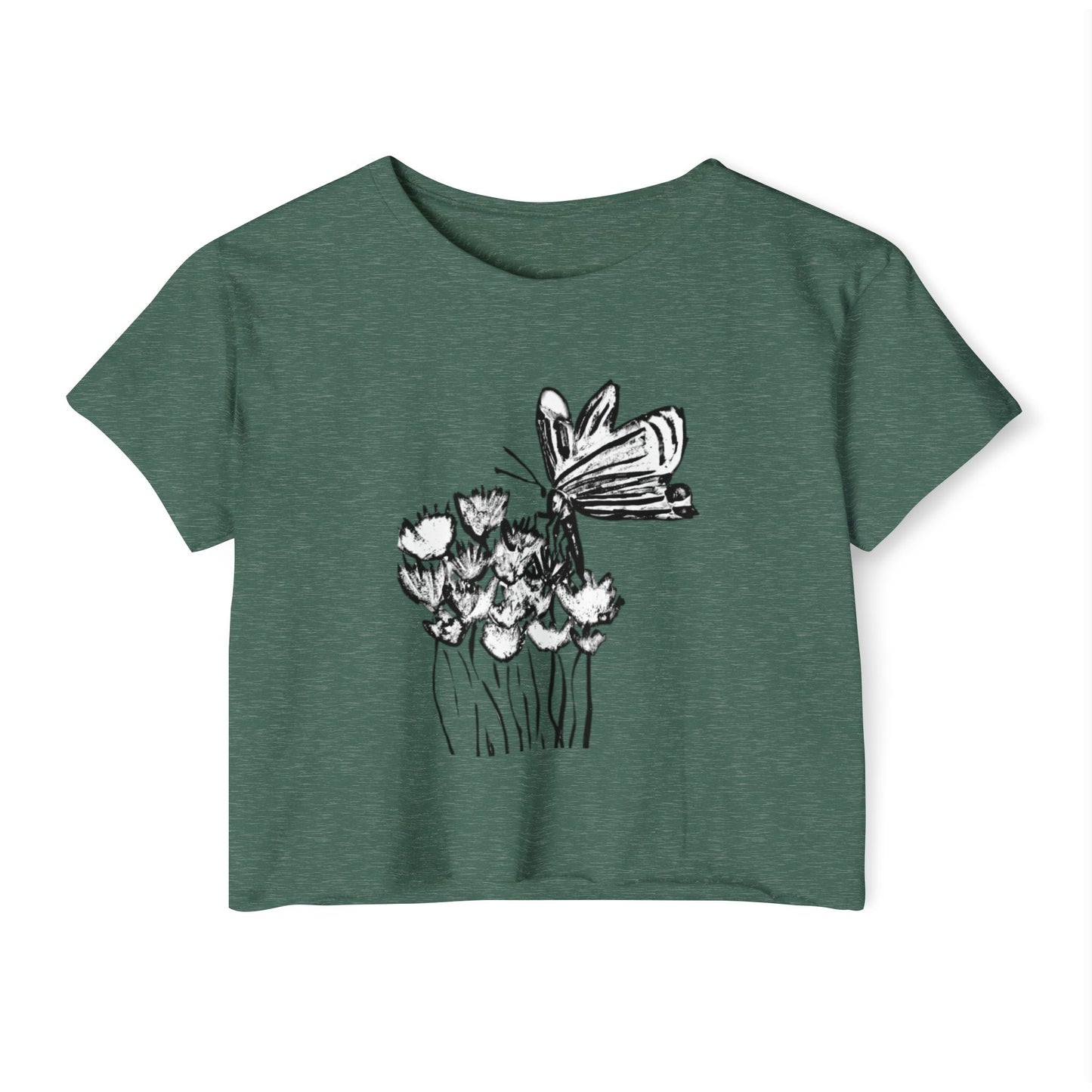 Croptop Butterfly