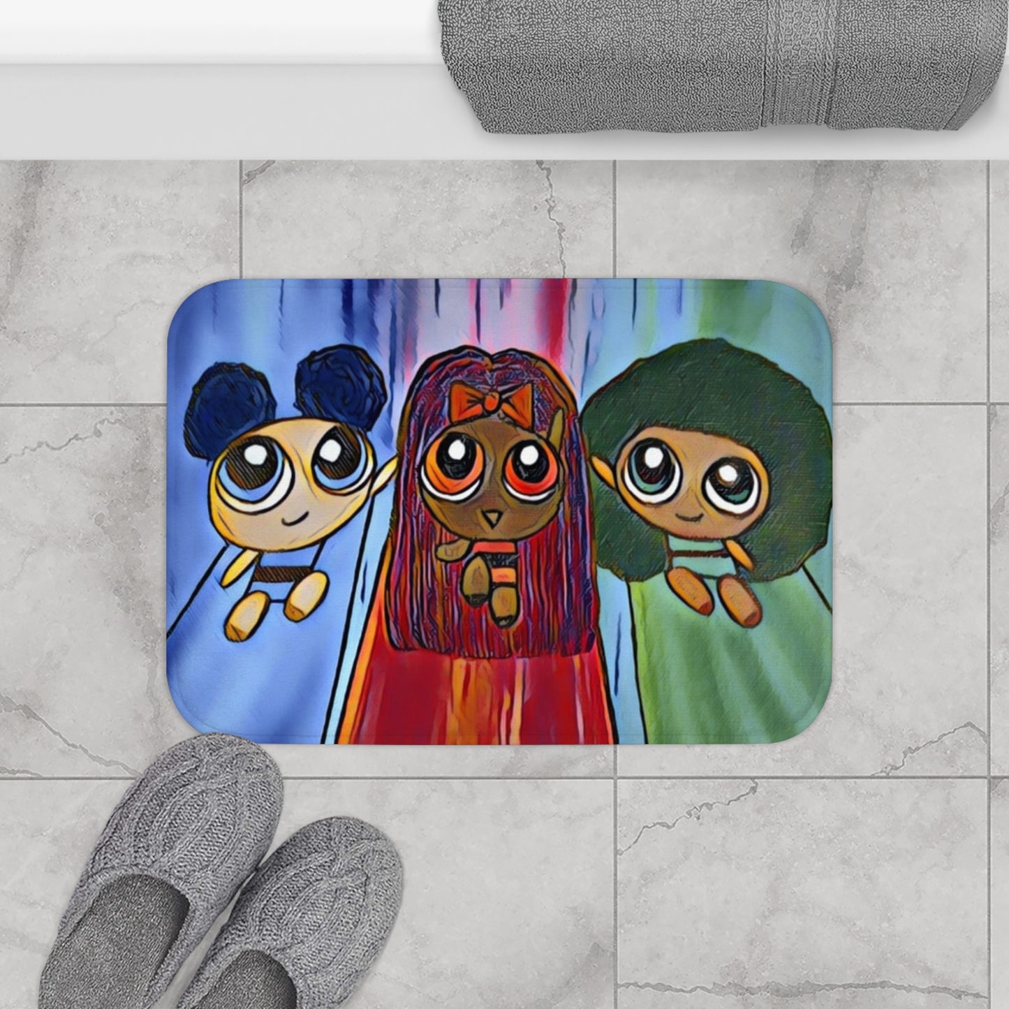 Bath Mat Powerpuff Girls