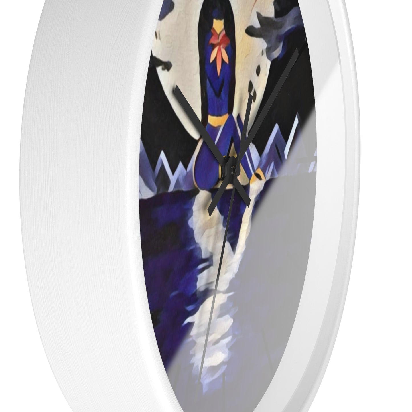 Wall Clock Moon Fae