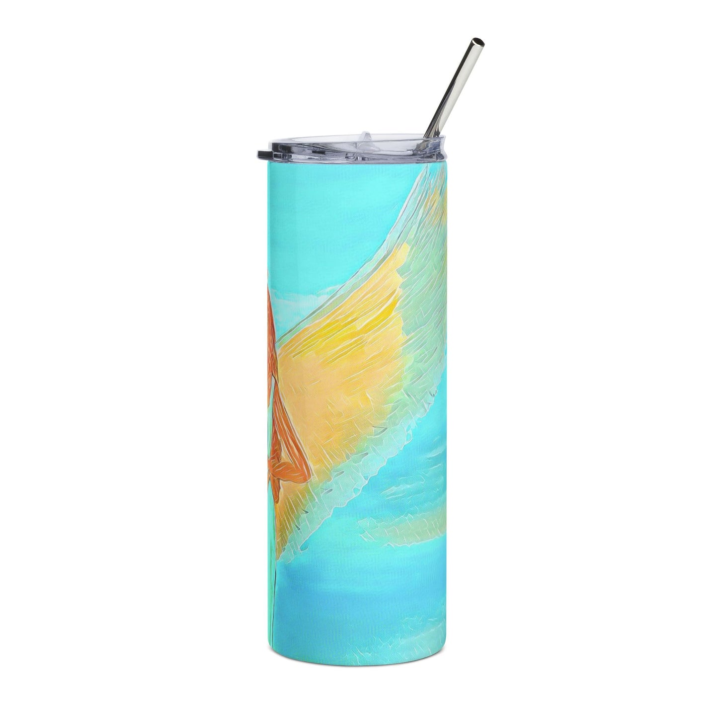 Stainless Steel Healing Angel Tumbler (20oz)