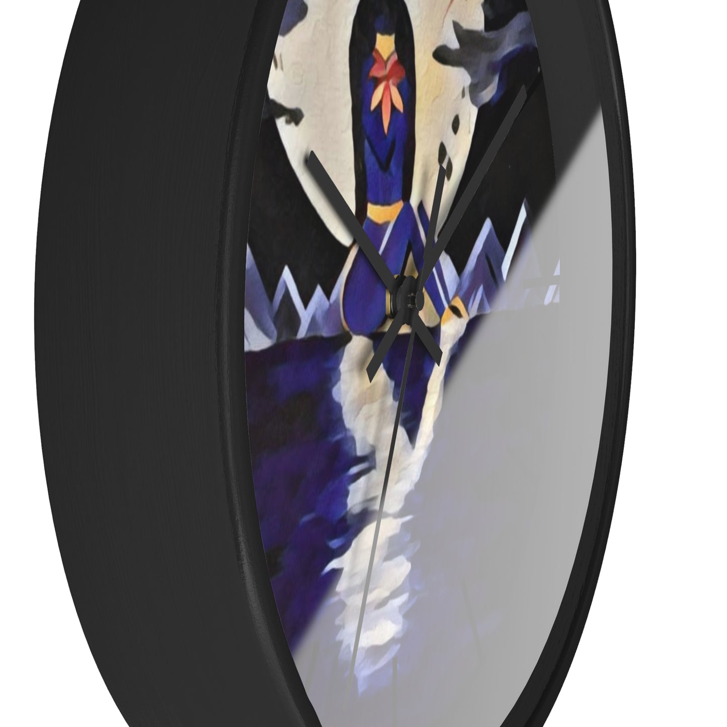 Wall Clock Moon Fae