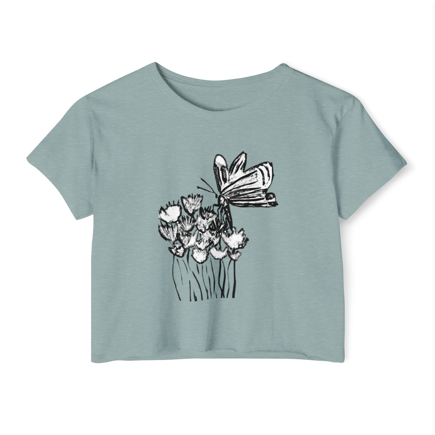 Croptop Butterfly