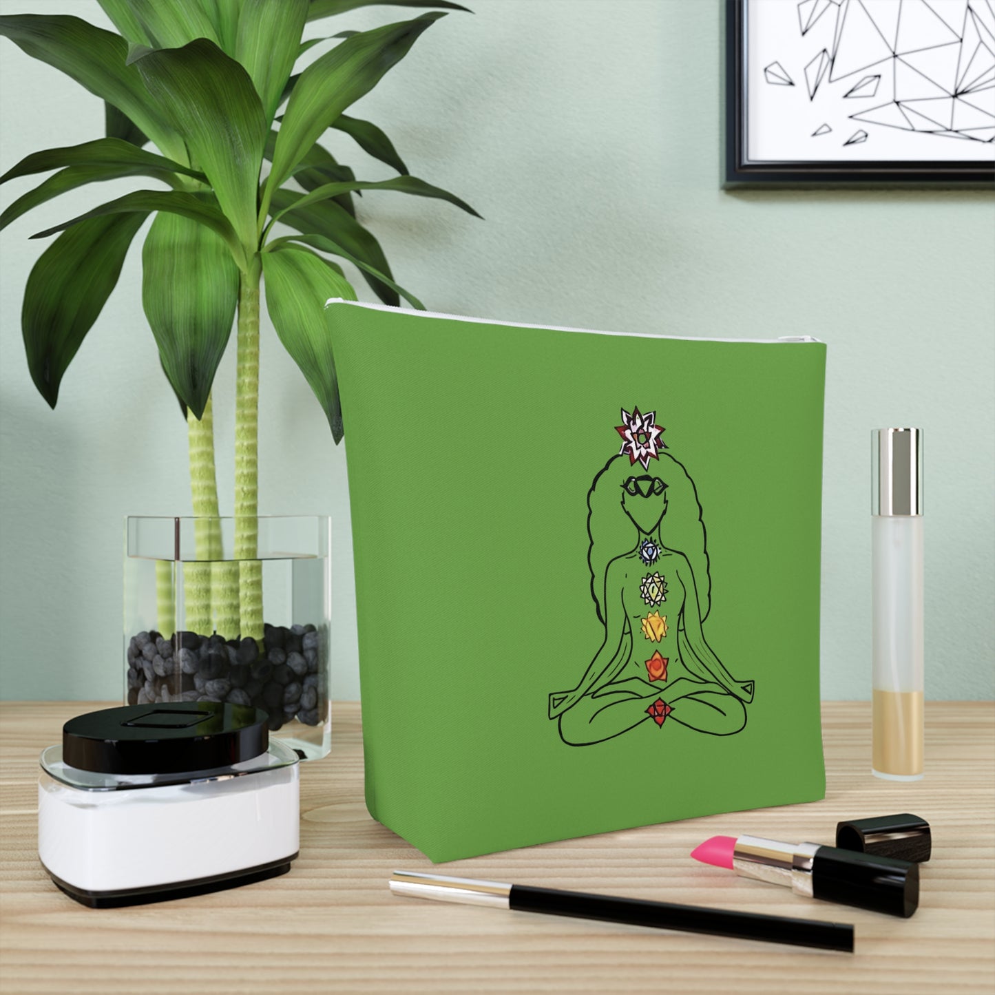 Cosmetic Bag Chakras [Green]