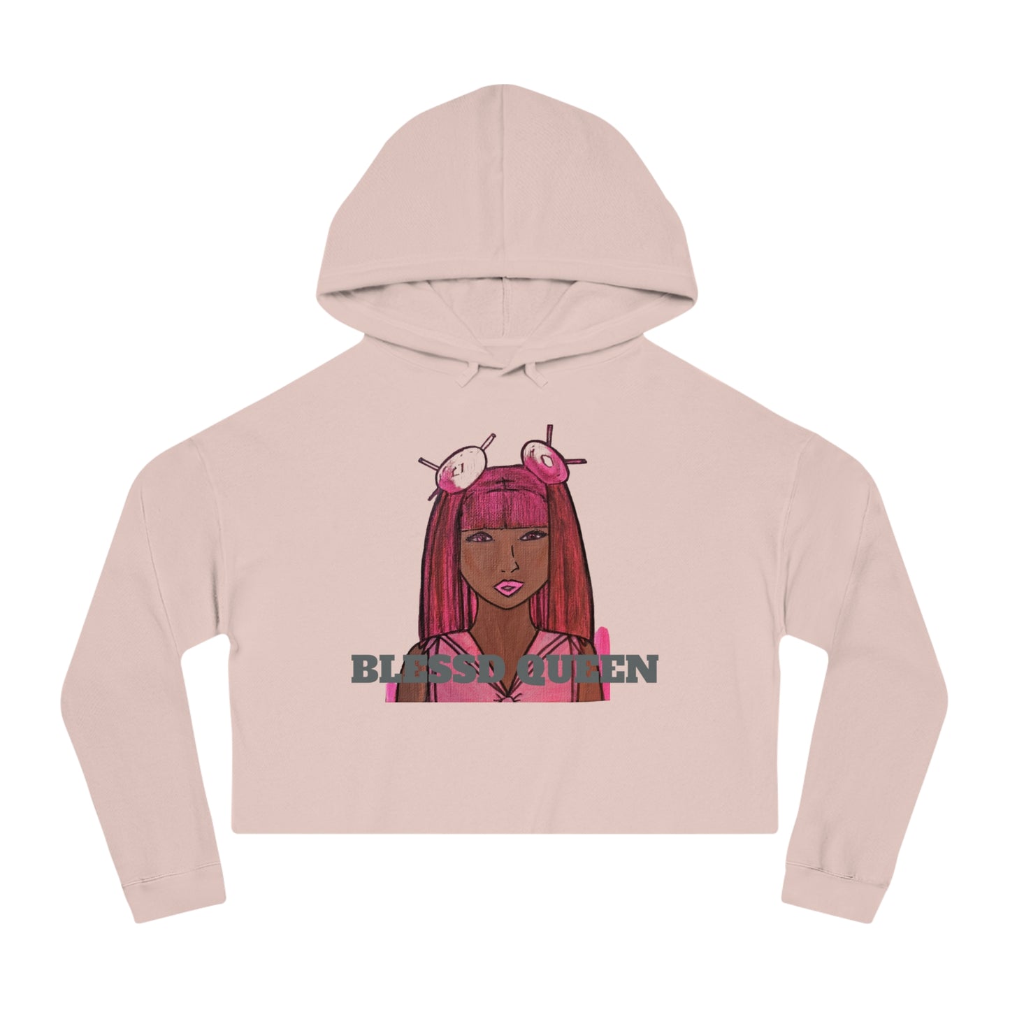 Cropped Sailor Queen x Blessed Hoodie