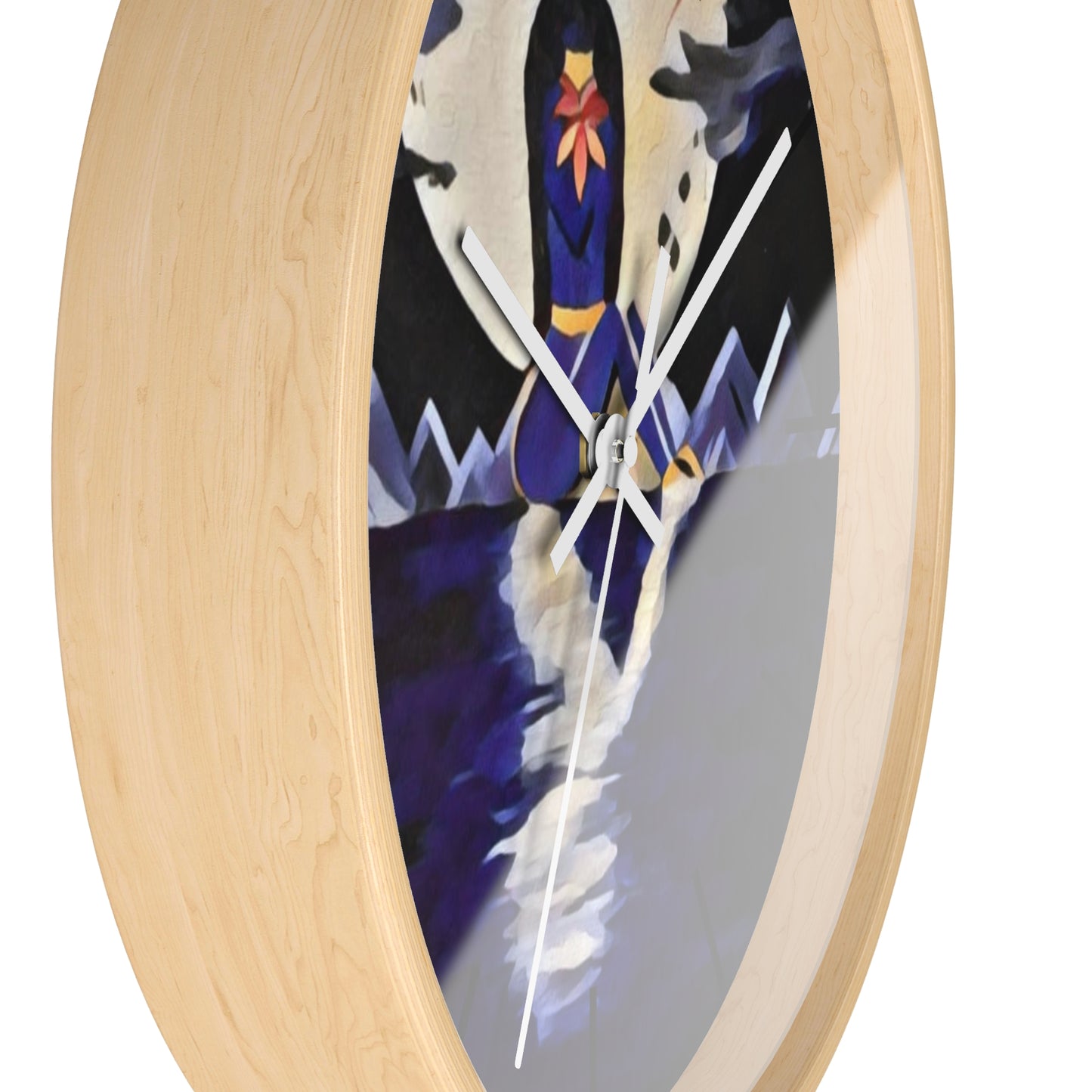 Wall Clock Moon Fae