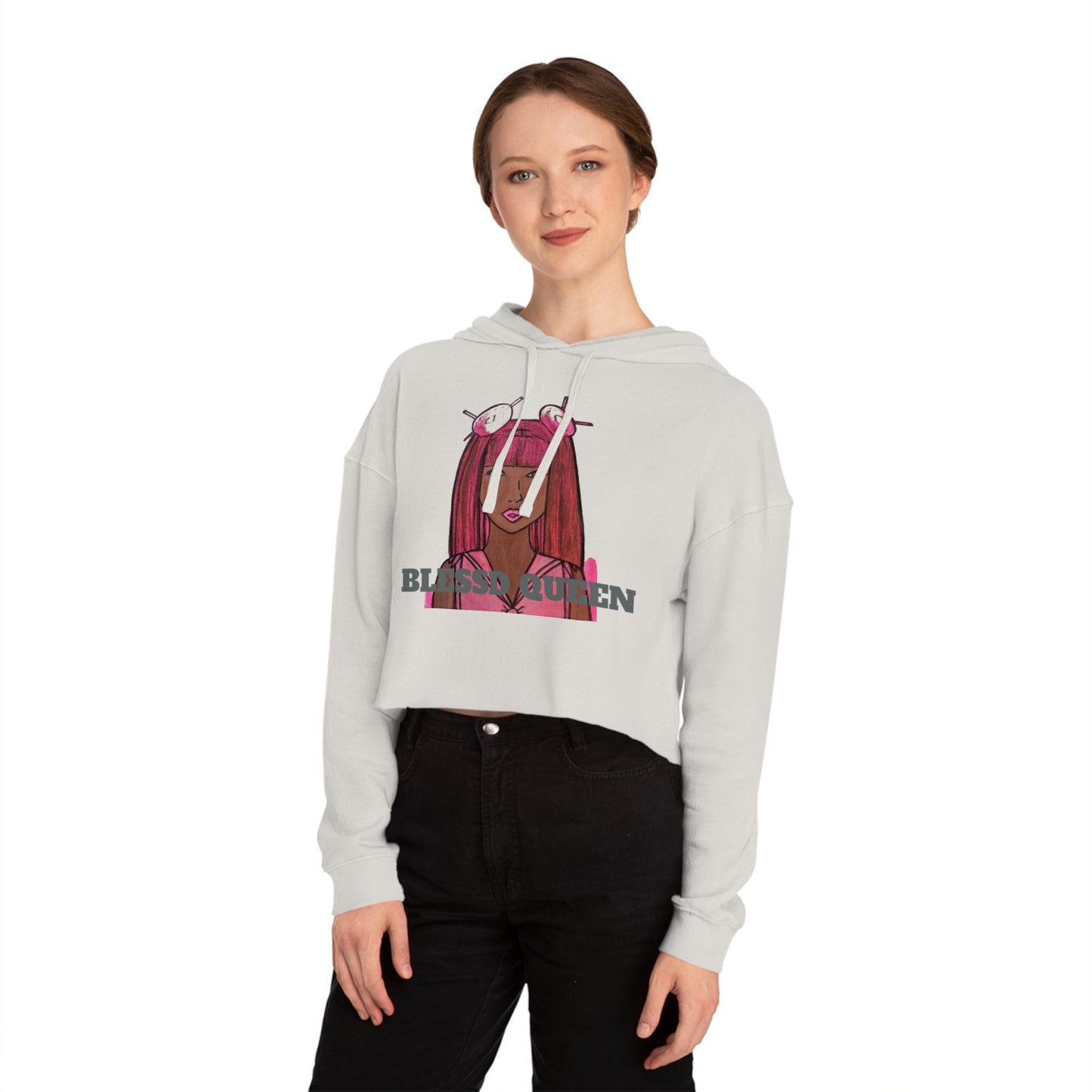 Cropped Sailor Queen x Blessed Hoodie