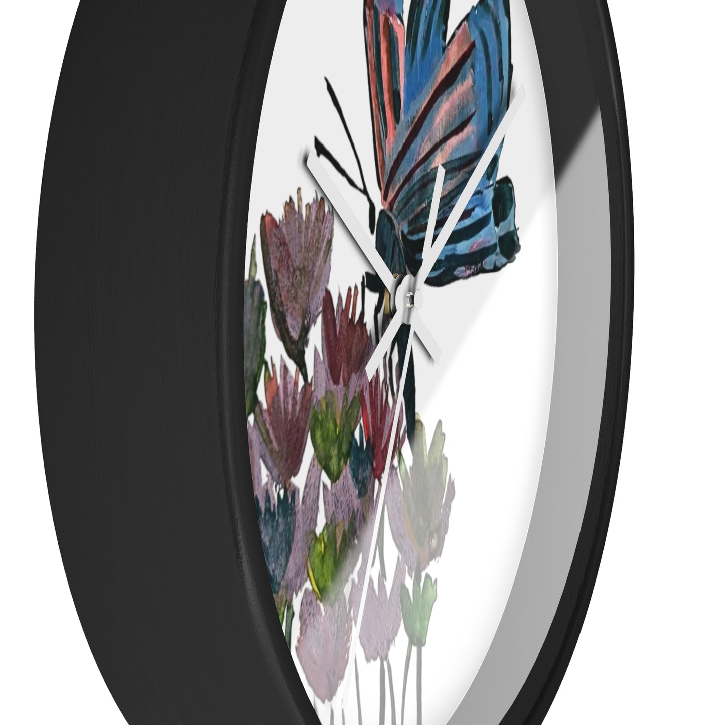 Wall Clock Butterfly