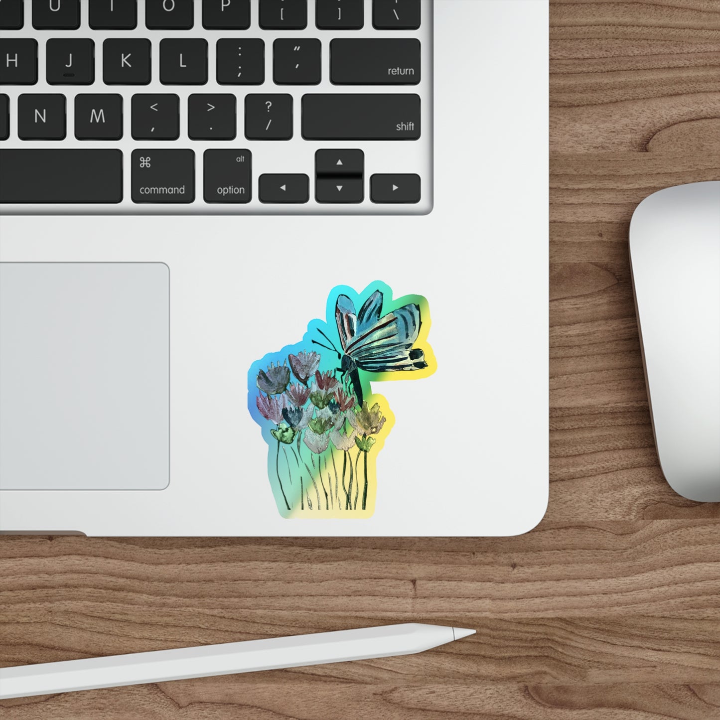 Holographic Butterfly Sticker