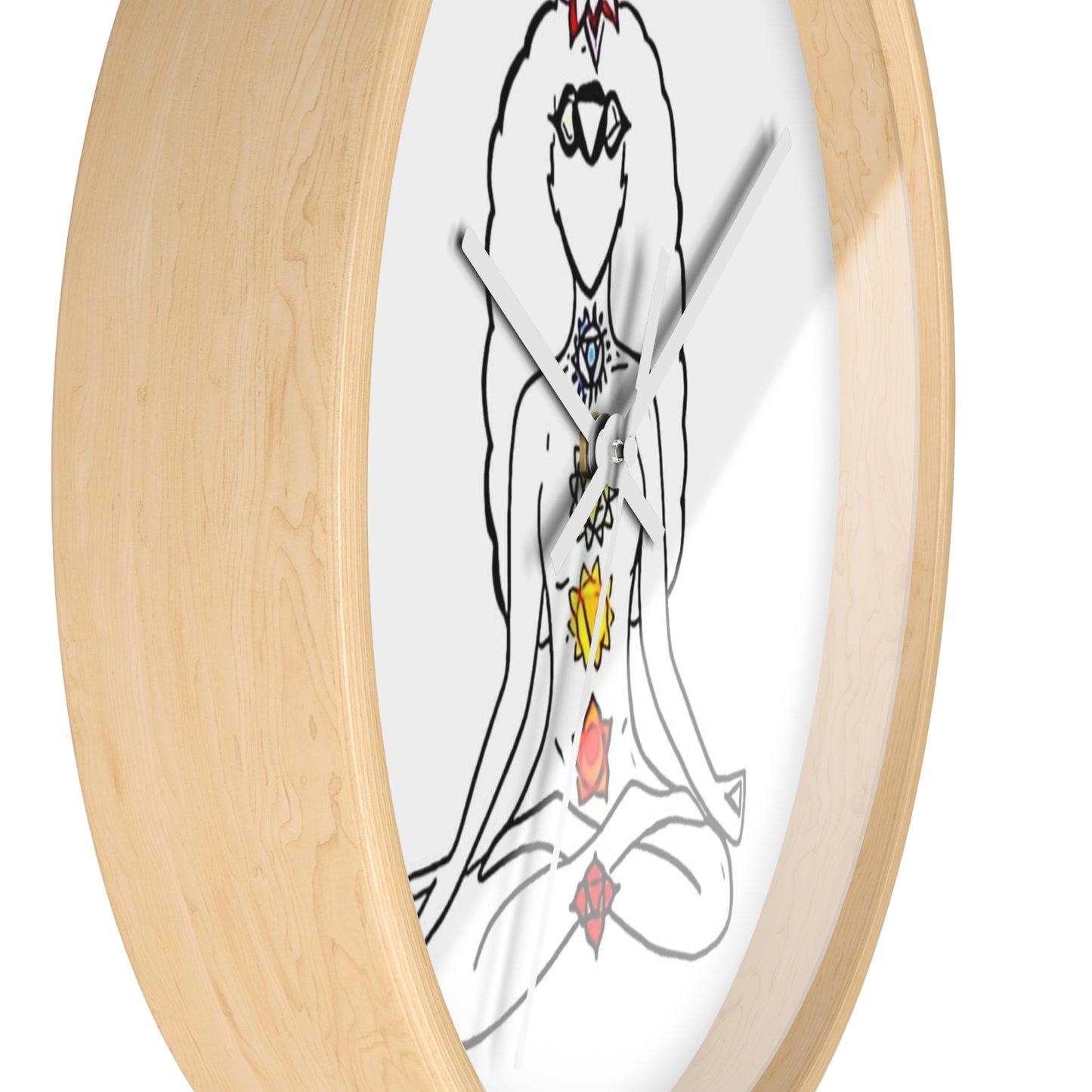 Wall Clock Chakras