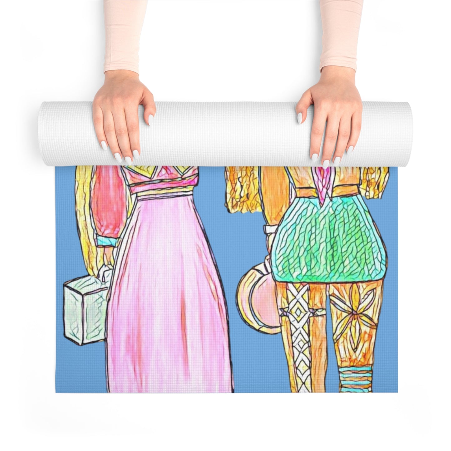 Yoga Mat Sailor Moon & Sailor Venus [Aqua]