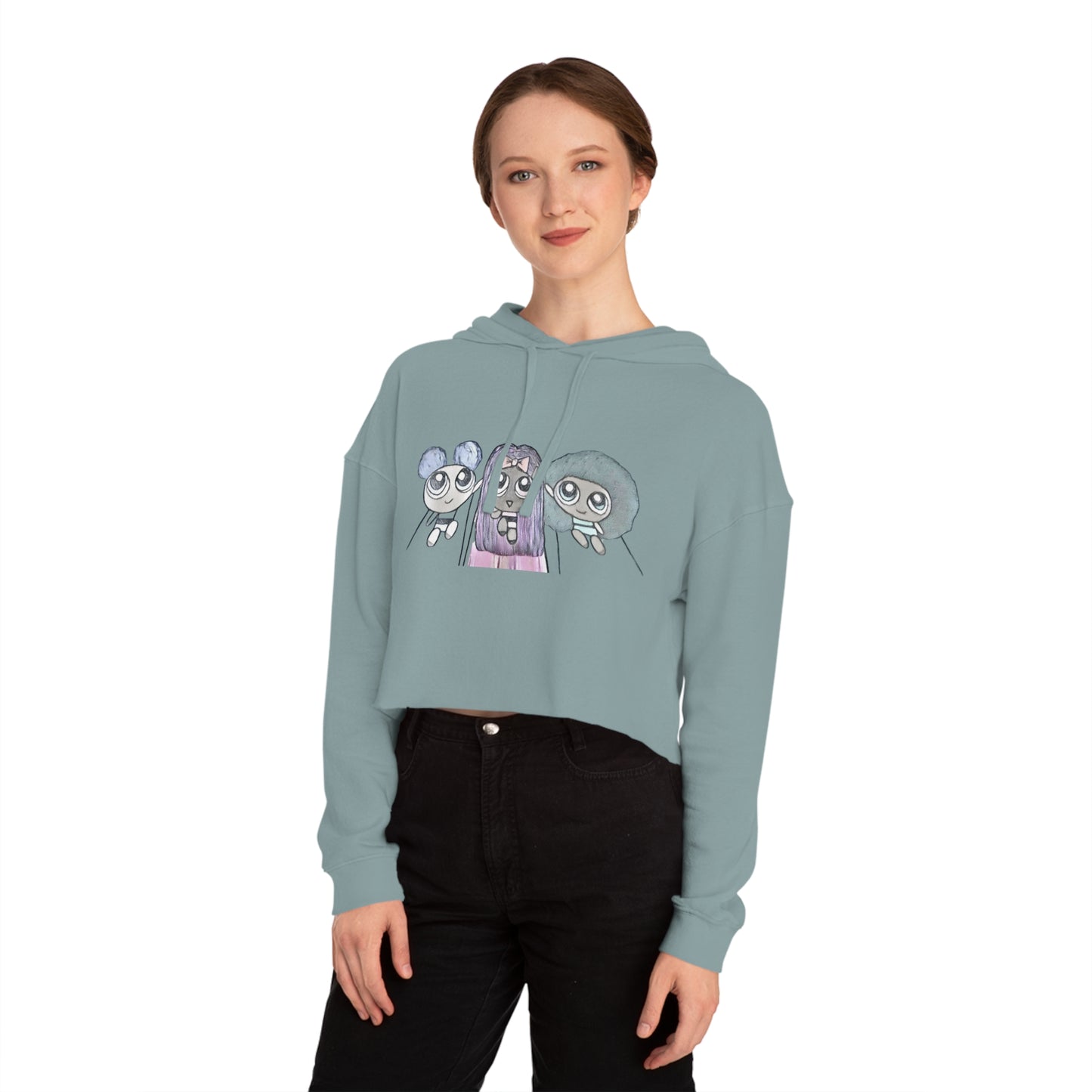 Cropped Hoodie Powerpuff Girls