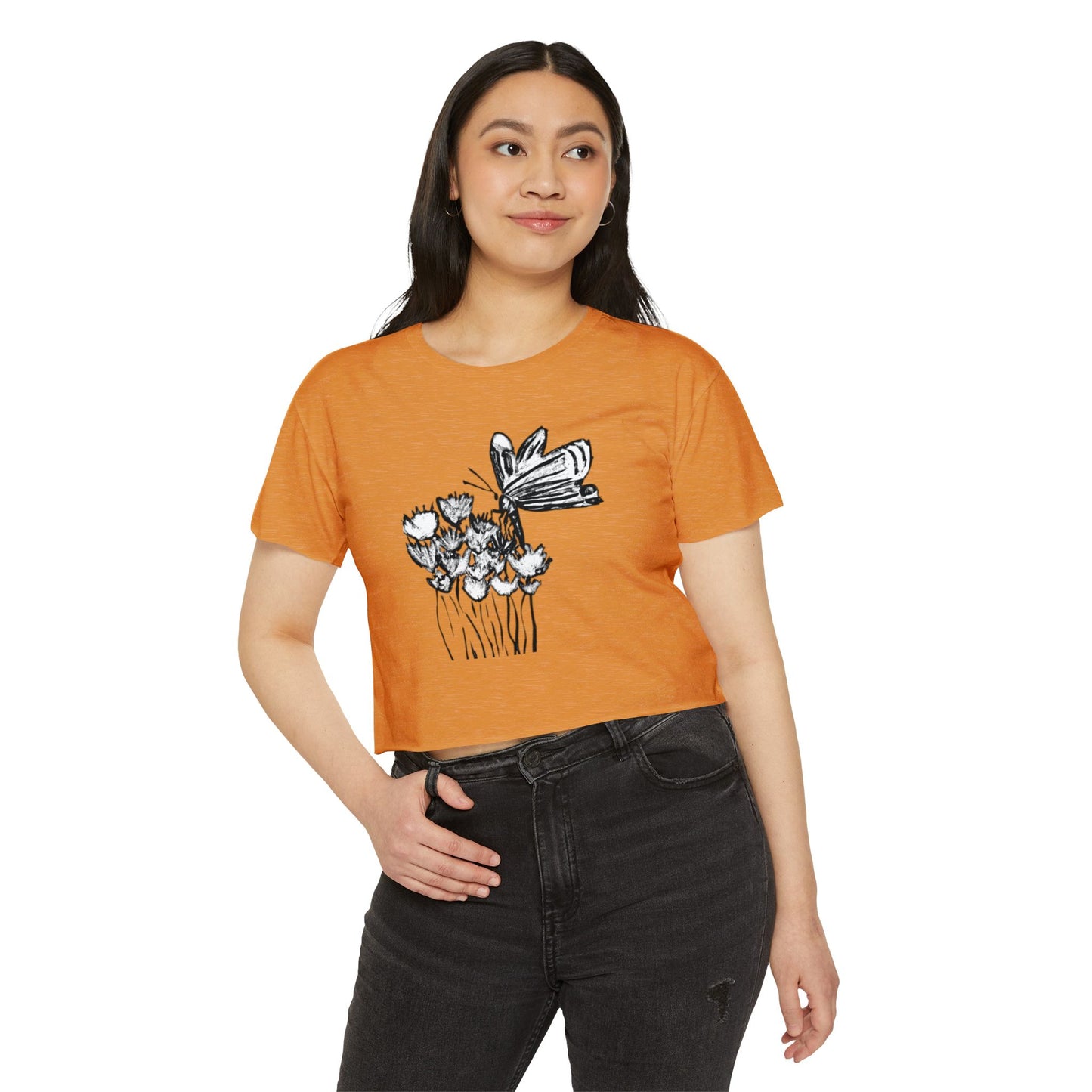 Croptop Butterfly
