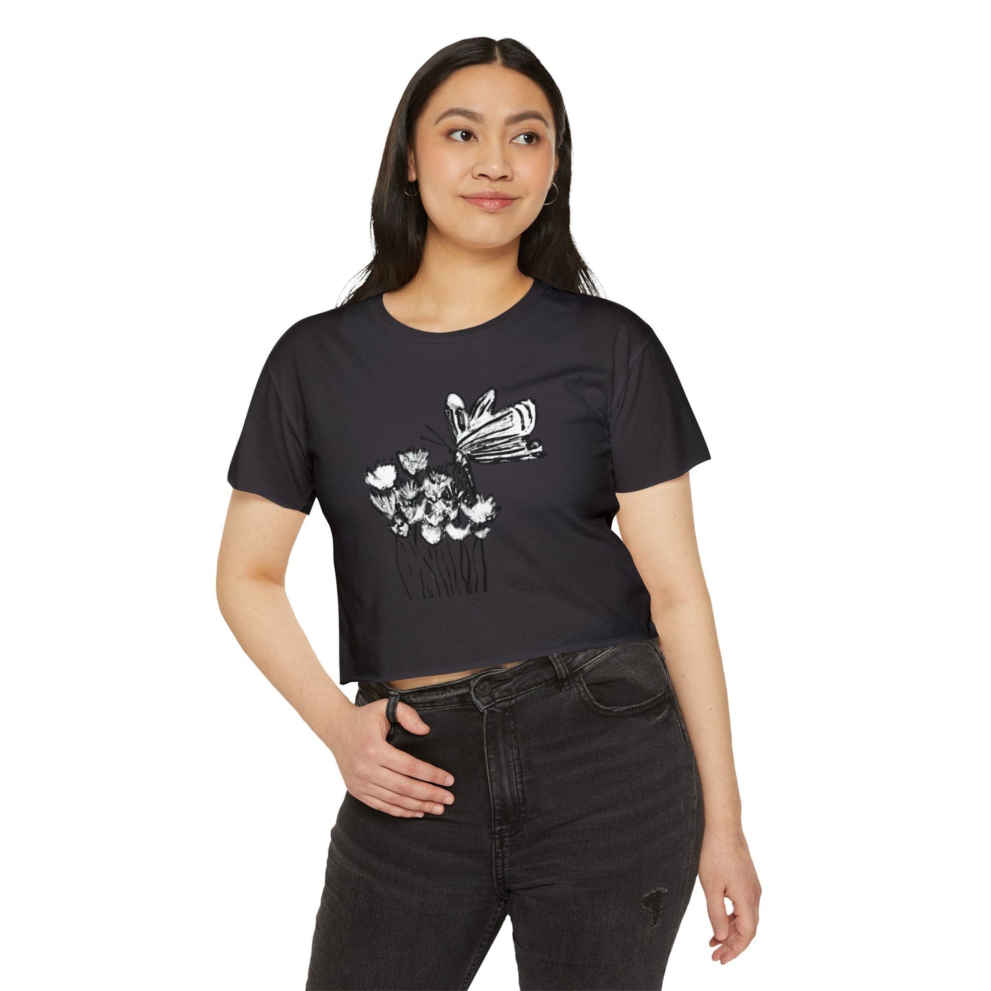 Croptop Butterfly