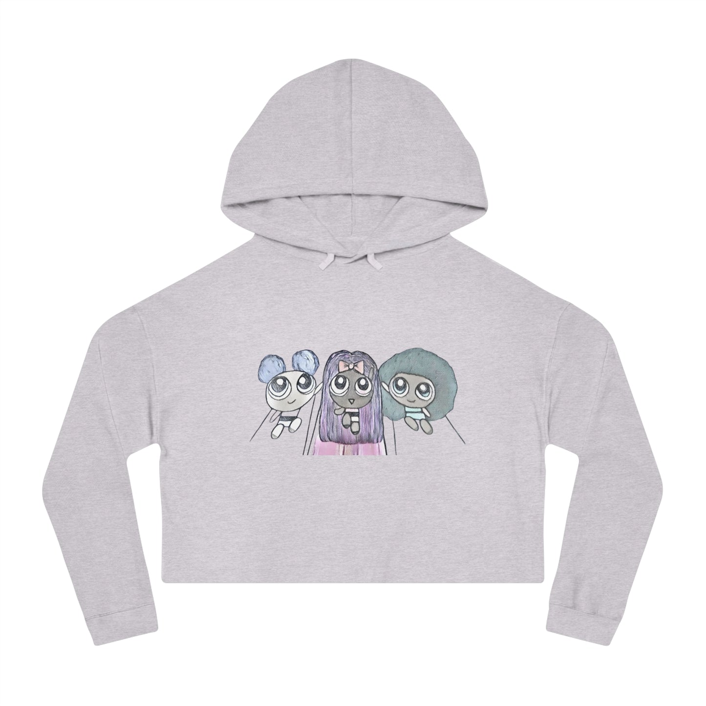 Cropped Hoodie Powerpuff Girls